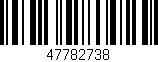 Código de barras (EAN, GTIN, SKU, ISBN): '47782738'