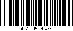 Código de barras (EAN, GTIN, SKU, ISBN): '4779035860465'