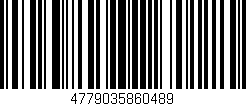 Código de barras (EAN, GTIN, SKU, ISBN): '4779035860489'