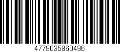 Código de barras (EAN, GTIN, SKU, ISBN): '4779035860496'
