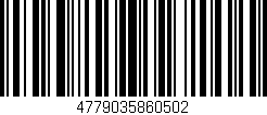 Código de barras (EAN, GTIN, SKU, ISBN): '4779035860502'