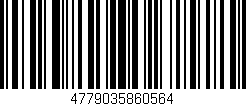 Código de barras (EAN, GTIN, SKU, ISBN): '4779035860564'