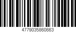 Código de barras (EAN, GTIN, SKU, ISBN): '4779035860663'