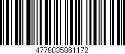 Código de barras (EAN, GTIN, SKU, ISBN): '4779035861172'