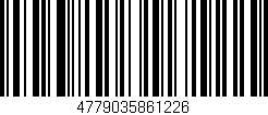 Código de barras (EAN, GTIN, SKU, ISBN): '4779035861226'