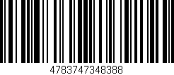 Código de barras (EAN, GTIN, SKU, ISBN): '4783747348388'