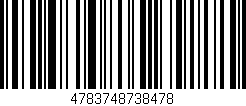 Código de barras (EAN, GTIN, SKU, ISBN): '4783748738478'