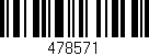 Código de barras (EAN, GTIN, SKU, ISBN): '478571'