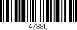 Código de barras (EAN, GTIN, SKU, ISBN): '47880'