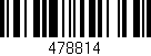 Código de barras (EAN, GTIN, SKU, ISBN): '478814'