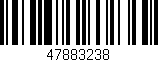 Código de barras (EAN, GTIN, SKU, ISBN): '47883238'