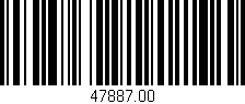 Código de barras (EAN, GTIN, SKU, ISBN): '47887.00'