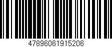 Código de barras (EAN, GTIN, SKU, ISBN): '47896061915206'
