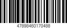 Código de barras (EAN, GTIN, SKU, ISBN): '47898460170488'