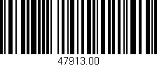 Código de barras (EAN, GTIN, SKU, ISBN): '47913.00'