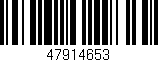 Código de barras (EAN, GTIN, SKU, ISBN): '47914653'