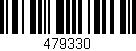 Código de barras (EAN, GTIN, SKU, ISBN): '479330'