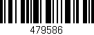 Código de barras (EAN, GTIN, SKU, ISBN): '479586'