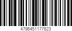 Código de barras (EAN, GTIN, SKU, ISBN): '4796451177823'