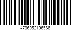 Código de barras (EAN, GTIN, SKU, ISBN): '4796852136566'