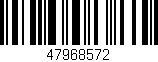 Código de barras (EAN, GTIN, SKU, ISBN): '47968572'