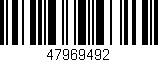 Código de barras (EAN, GTIN, SKU, ISBN): '47969492'