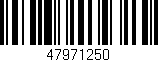 Código de barras (EAN, GTIN, SKU, ISBN): '47971250'