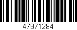 Código de barras (EAN, GTIN, SKU, ISBN): '47971284'