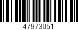 Código de barras (EAN, GTIN, SKU, ISBN): '47973051'