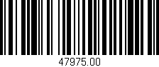 Código de barras (EAN, GTIN, SKU, ISBN): '47975.00'