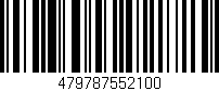 Código de barras (EAN, GTIN, SKU, ISBN): '479787552100'