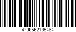 Código de barras (EAN, GTIN, SKU, ISBN): '4798562135464'