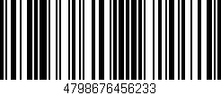 Código de barras (EAN, GTIN, SKU, ISBN): '4798676456233'