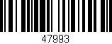 Código de barras (EAN, GTIN, SKU, ISBN): '47993'