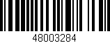 Código de barras (EAN, GTIN, SKU, ISBN): '48003284'