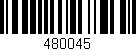 Código de barras (EAN, GTIN, SKU, ISBN): '480045'