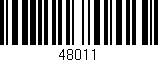Código de barras (EAN, GTIN, SKU, ISBN): '48011'