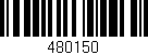 Código de barras (EAN, GTIN, SKU, ISBN): '480150'
