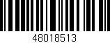 Código de barras (EAN, GTIN, SKU, ISBN): '48018513'