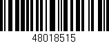 Código de barras (EAN, GTIN, SKU, ISBN): '48018515'
