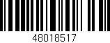 Código de barras (EAN, GTIN, SKU, ISBN): '48018517'