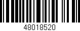 Código de barras (EAN, GTIN, SKU, ISBN): '48018520'