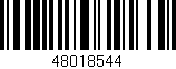 Código de barras (EAN, GTIN, SKU, ISBN): '48018544'