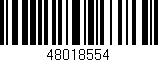Código de barras (EAN, GTIN, SKU, ISBN): '48018554'