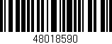 Código de barras (EAN, GTIN, SKU, ISBN): '48018590'