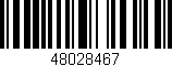 Código de barras (EAN, GTIN, SKU, ISBN): '48028467'