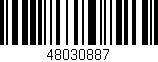 Código de barras (EAN, GTIN, SKU, ISBN): '48030887'