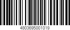 Código de barras (EAN, GTIN, SKU, ISBN): '4803695001019'