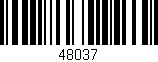 Código de barras (EAN, GTIN, SKU, ISBN): '48037'