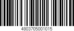 Código de barras (EAN, GTIN, SKU, ISBN): '4803705001015'